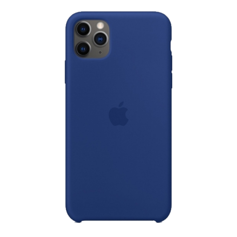 Накладка Apple iPhone 11 Silicon Case (Синий лён)
