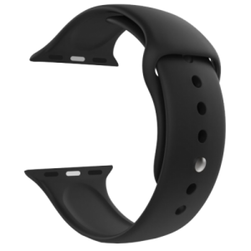 Ремешок Apple Watch Silicon 38mm (Черный)