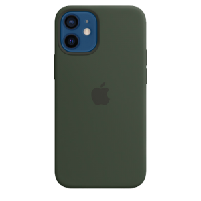 Накладка Apple iPhone 12/12 Pro Silicon Case MagSafe (Черный)