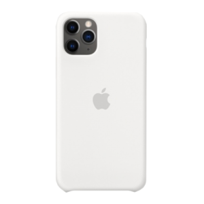Накладка Apple iPhone 11 Silicon Case (Мягкий белый)
