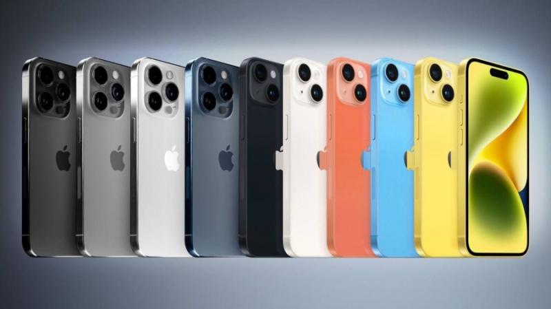 Цвета линейки iPhone 15
