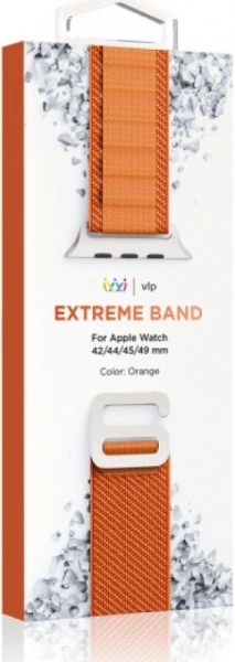 Ремешок нейлоновый Extreme Band "vlp" для Apple Watch 42/44/45/49mm, оранжевый