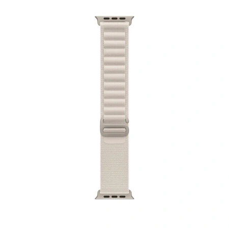 Apple Watch Series Ultra 49mm Titanium Case with Starlight Alpine Loop L