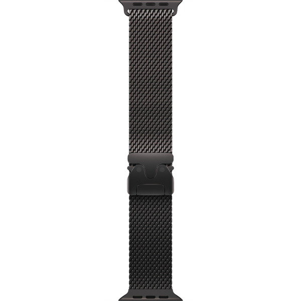 Apple Watch Series Ultra 3 49mm Black Titanium Case with Black Titanium Milanese Loop L