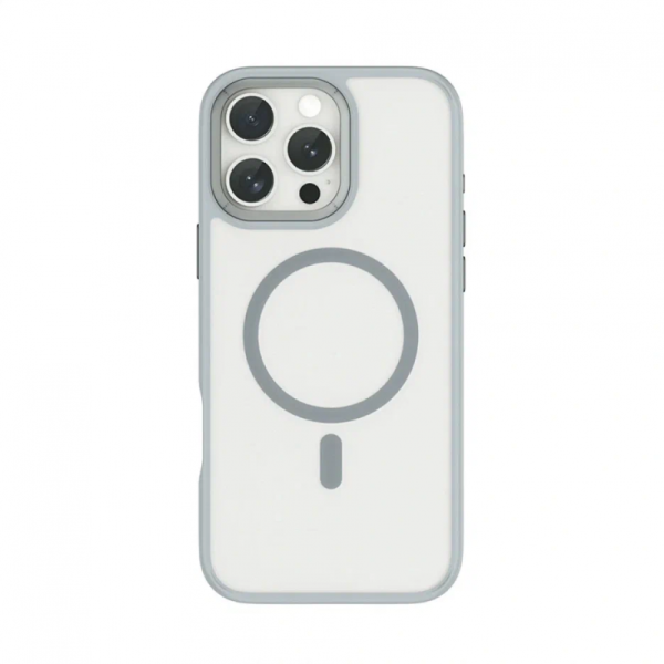 Чехол WIWU iShield Armor Pro MagSafe 16 Pro Max (Grey)