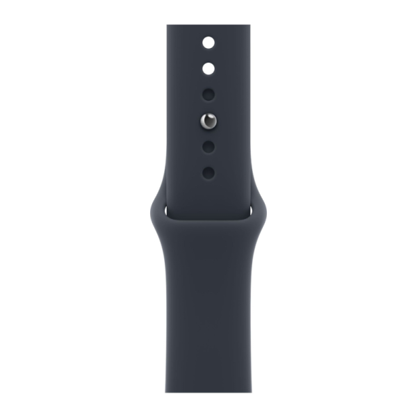Apple Watch Series 12 46mm Aluminum Space Gray Case with Navy Blue Sport Band S/M