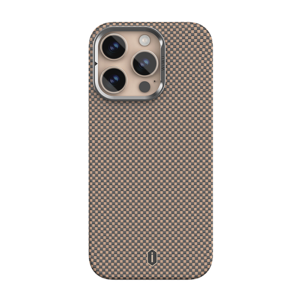 Чехол WIWU Aramid Armor MagSafe 16 Pro (Black/Gold)